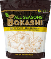 All Seasons Bokashi Compost Starter 2 Lbs (1 Gallon) - Dry Bokashi Bran for Kitchen Compost Bin, Compost Food Pet Waste Quickly & Easily with Low Odor by
