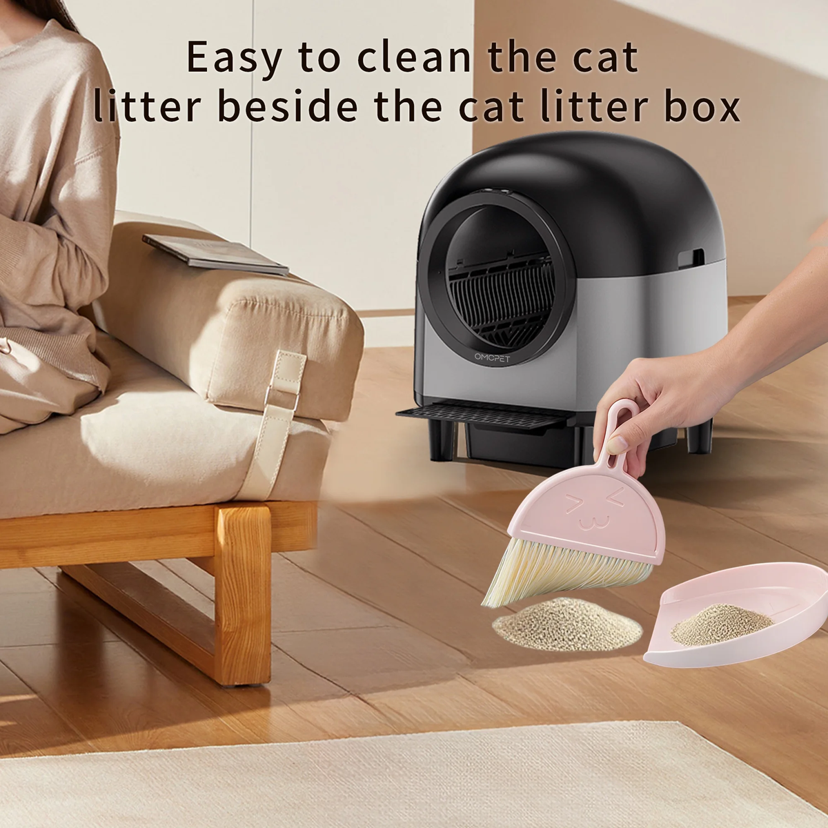 Extra Thick Waste Bags for Self-Cleaning Pet Kitty Litter Box Waste Litter Drawer Liners 40 Pack